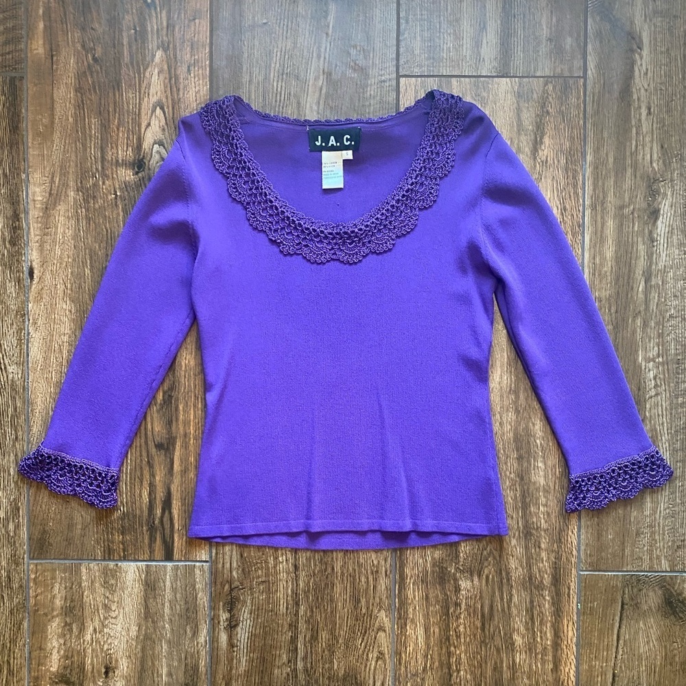 Like‎ New J.A.C. Woman’s Small Purple